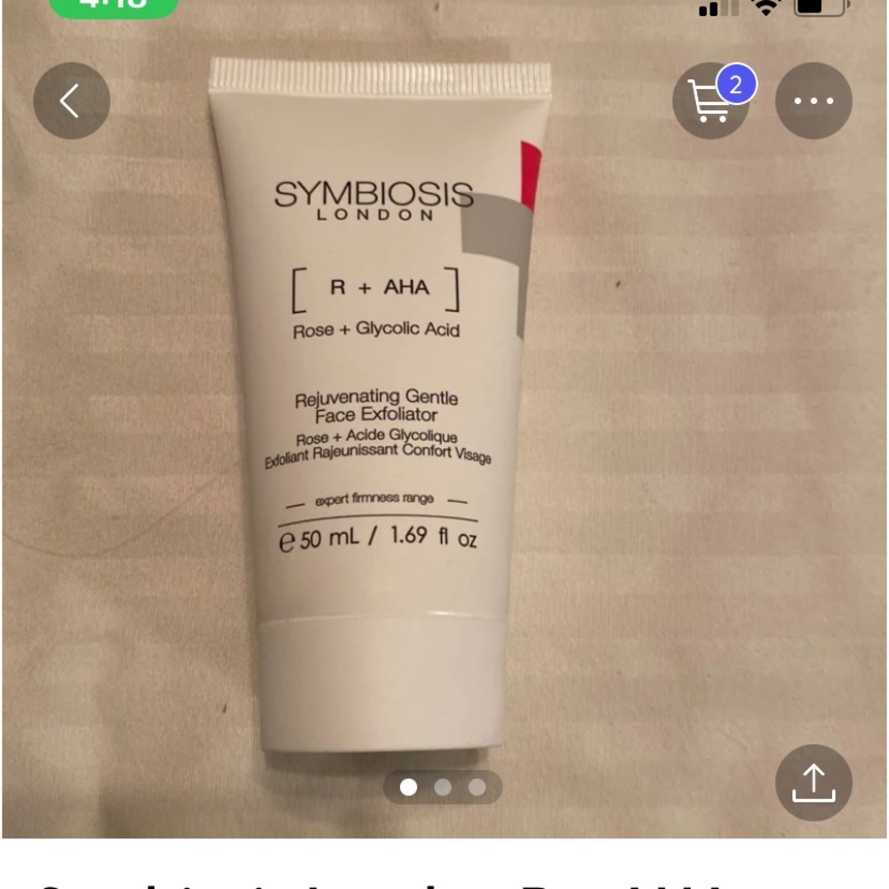 COPY - SYMBIOSIS LONDON R + AHA Rose + Glycolic Acid.